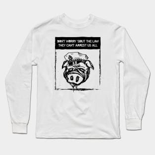 F the po-po Long Sleeve T-Shirt